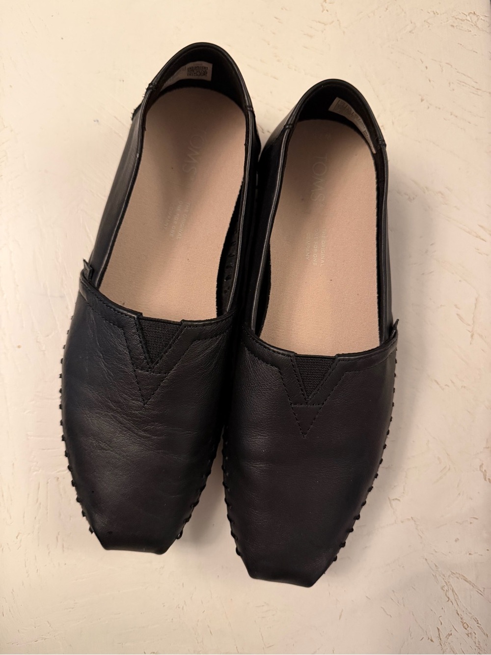Women’s Black Tom’s Slip-On Loafers